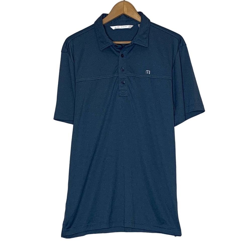 Travis Mathew Navy Blue Polo Shirt